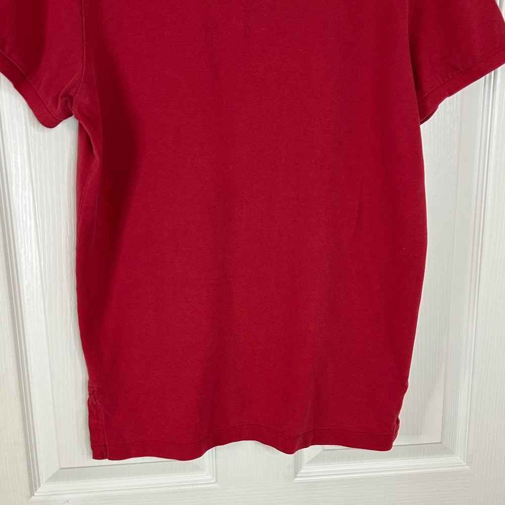 American Eagle Outfitters Mens Polo Shirt Athletic Fit Red Size Small S Casual‎ - Picture 6 of 13